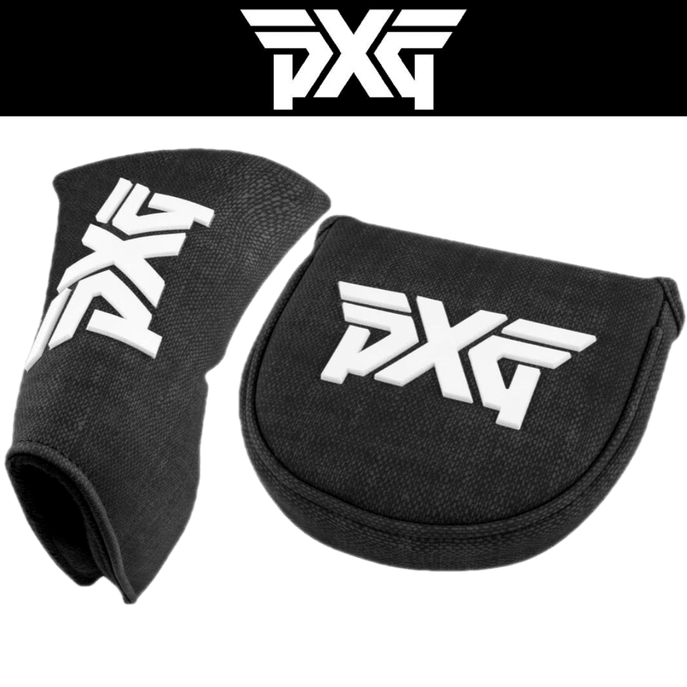 PXG 디럭스 퍼포먼스 말렛 블레이드 골프 퍼터 헤드 커버 블랙
