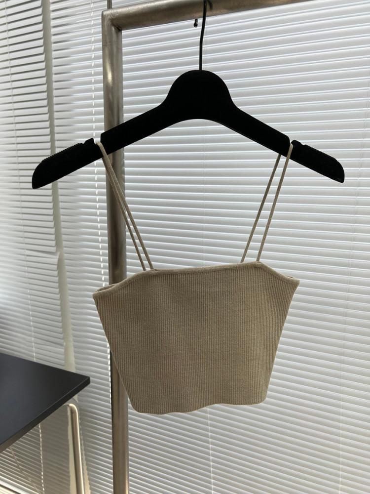 restock] 스트랩 니트 크롭탑