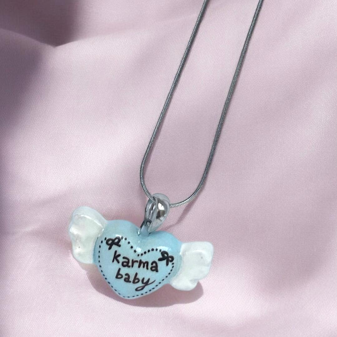 Karma baby necklace