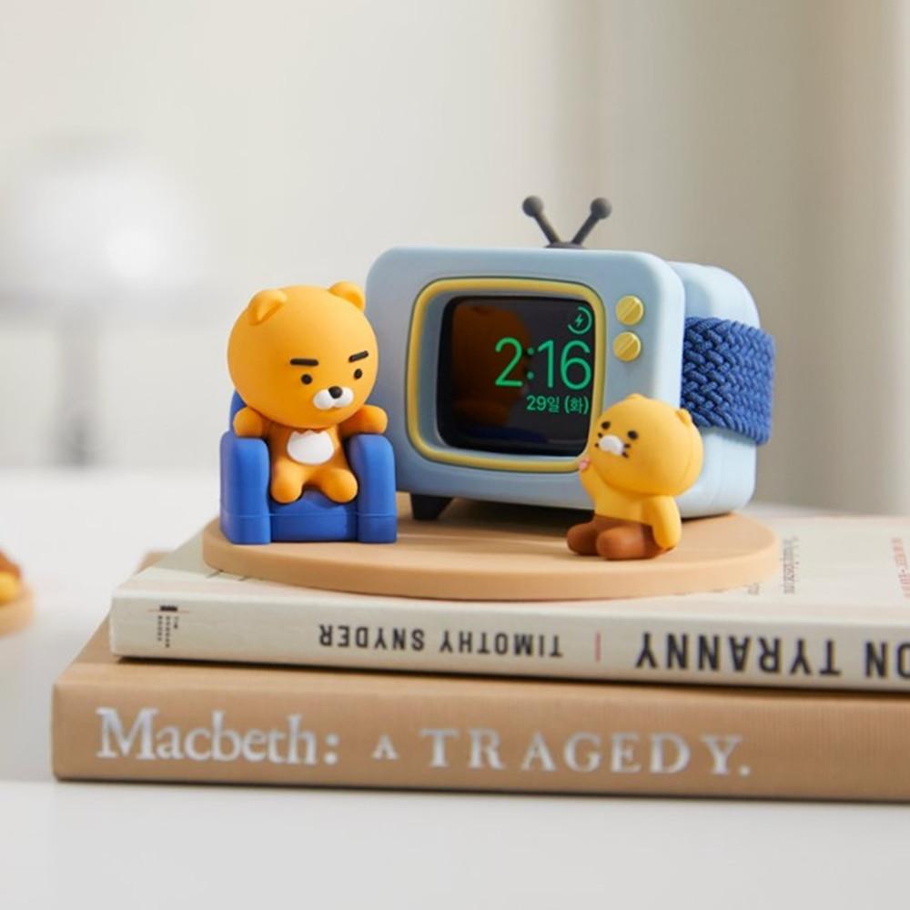 카카오프렌즈 애플워치 충전 거치대 라이언 춘식이