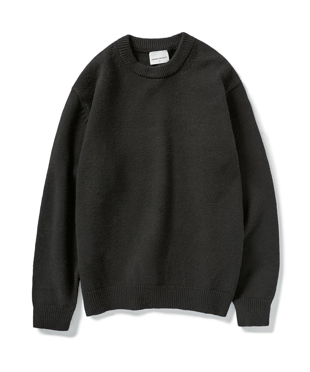 미니멀프로젝트 소프트 베이직 오버핏 니트  MNT107  [BLACK]