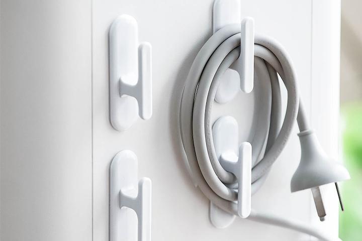 부착식 케이블 정리 다용도 걸이 후크 2p 세트