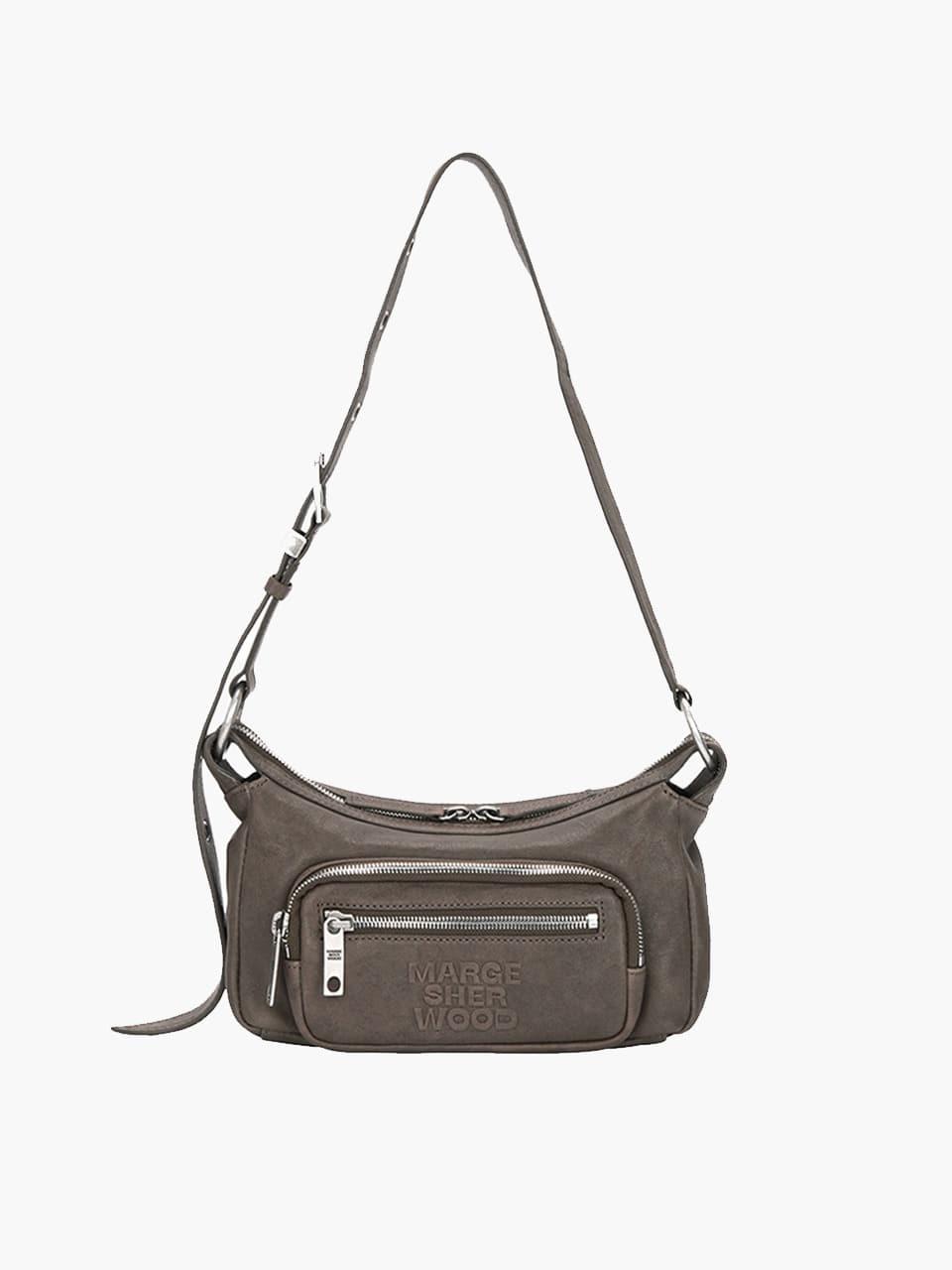 OUTPOCKET HOBO MINI_taupe washed nappa