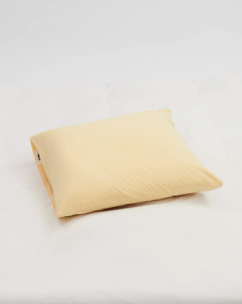 [Tekla] Percale Bedding Pillow Sham Shaded Yellow 테클라 퍼케일 베딩 침구 베개 커버 베갯잇
