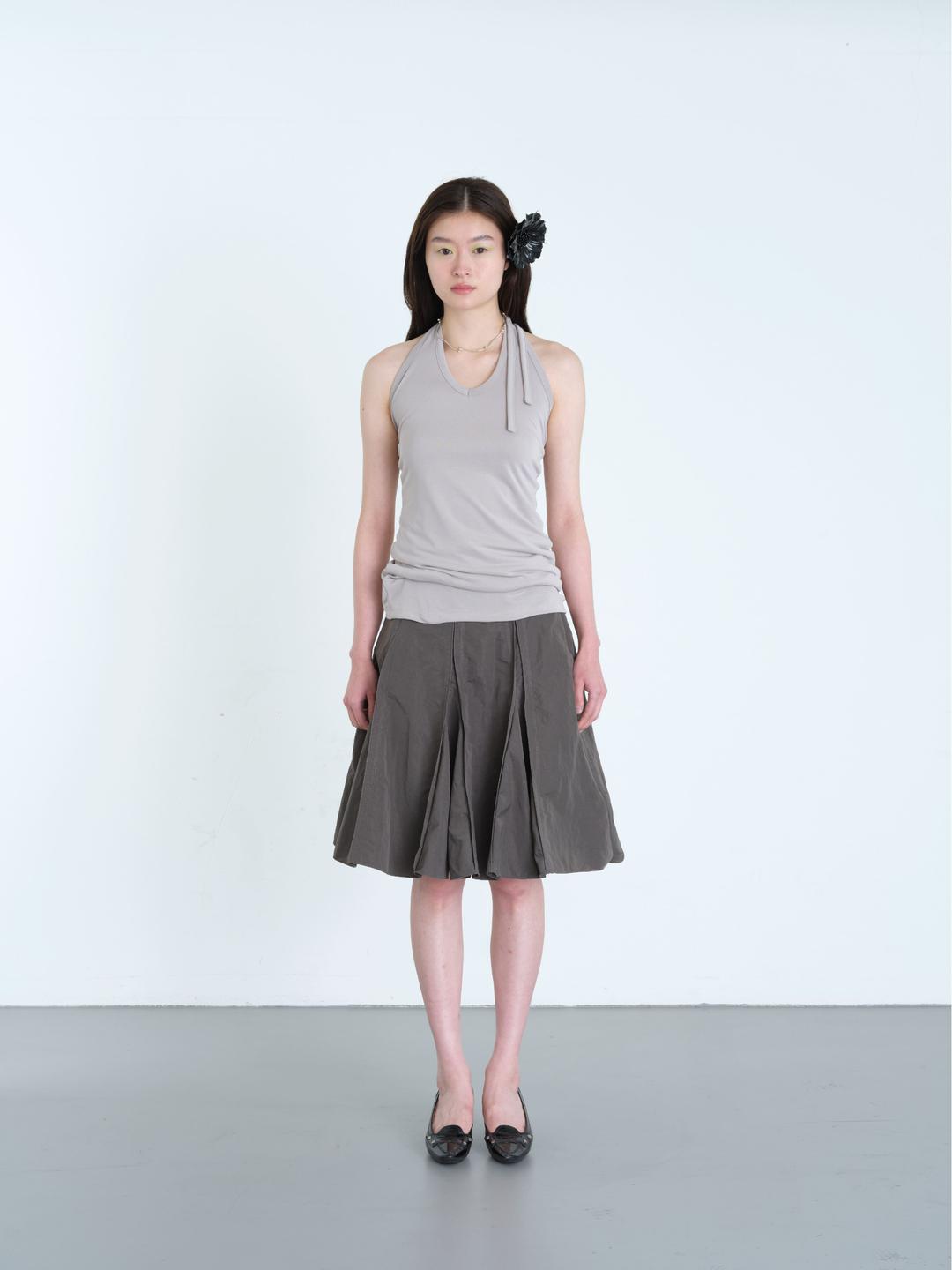 IPOMOEA MIDI SKIRT DARK GRAY *예약발송