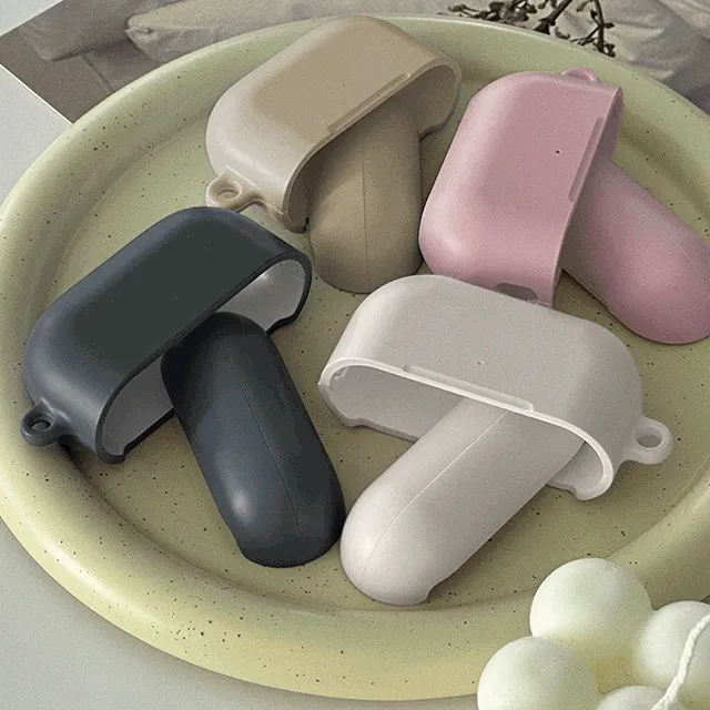 (자체제작)🎨72가지 단색 기본 에어팟케이스 1/2/3세대 프로 2 유무광 하드 무지 무선충전 애플 이어폰 갤럭시 심플 컬러 커플 아이팟케이스 기본템 우정템 깔맞춤 선물추천