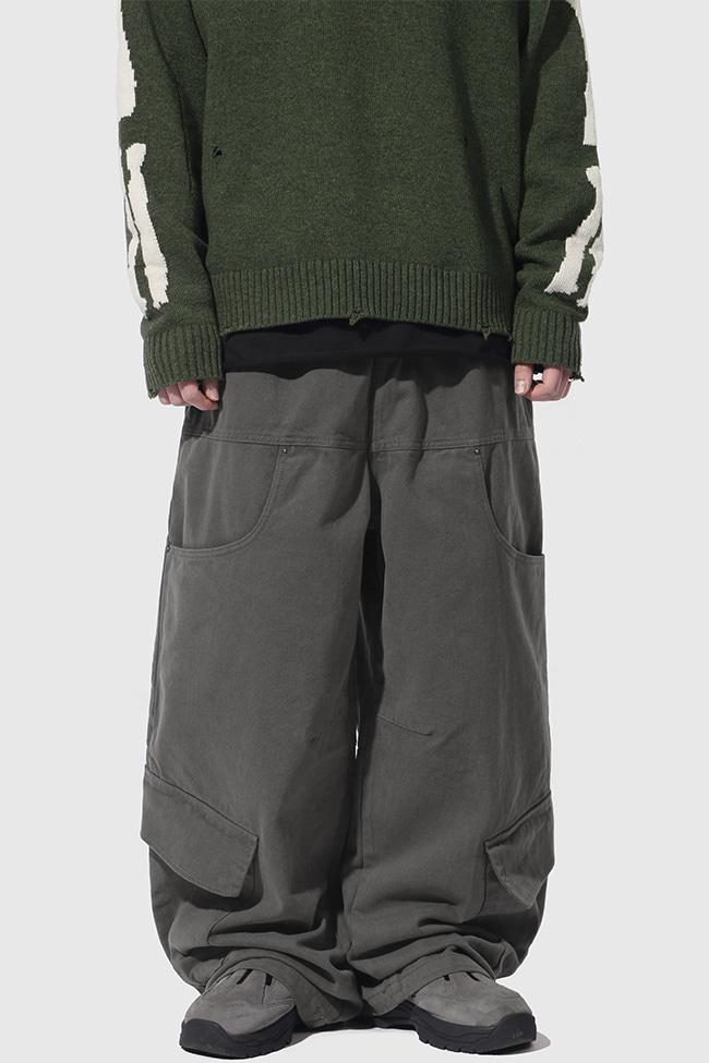 Under Pocket Peach Balloon Pants [3color]