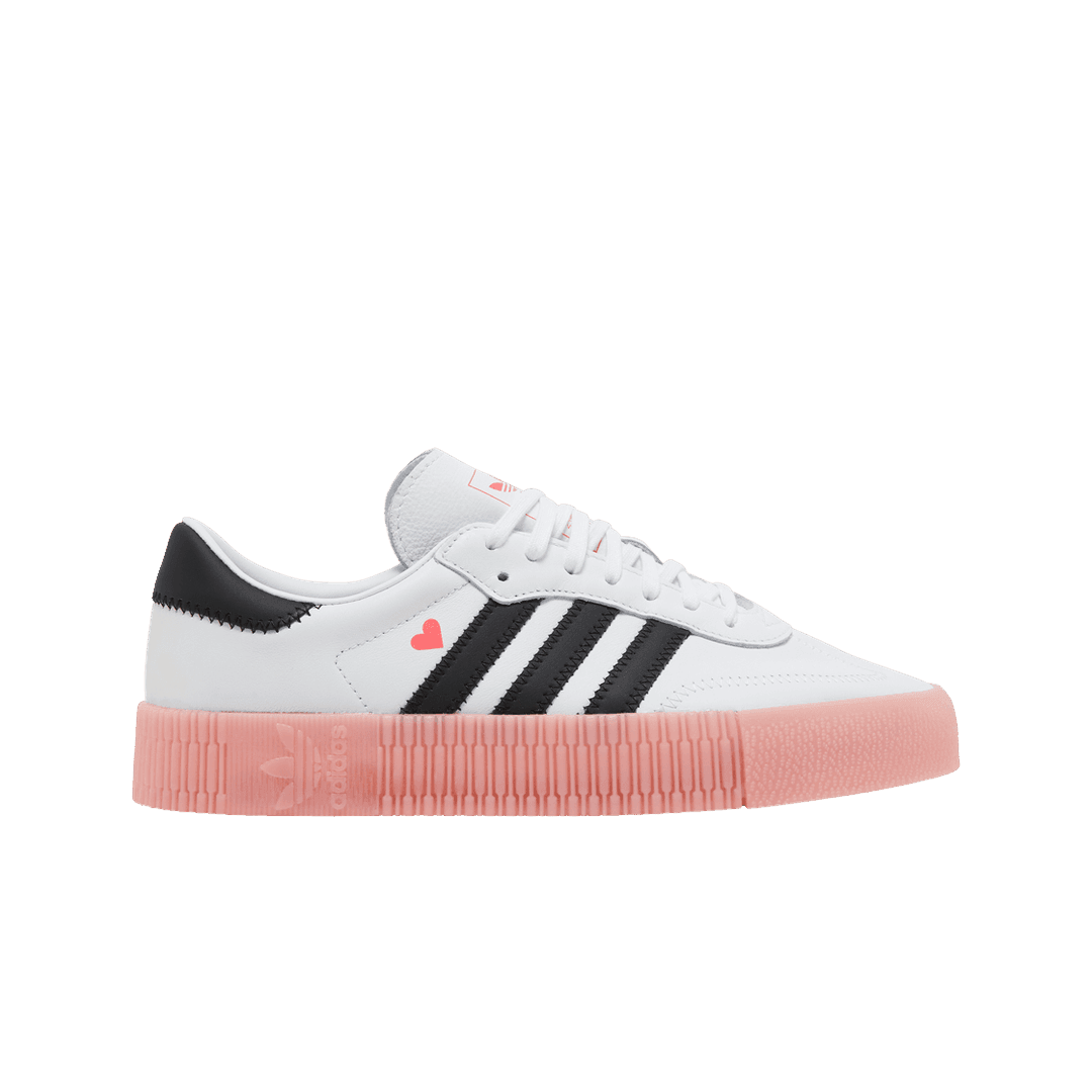 (W) Adidas Sambarose White Pink