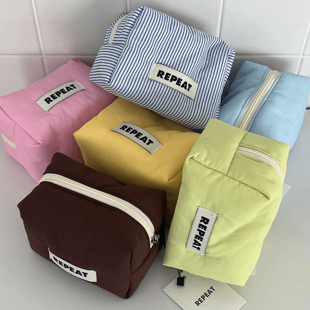 솜사탕 스퀘어 파우치 (6colors)