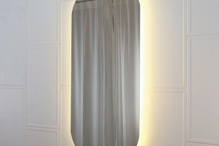 트랙LED 500X1200 거울 벽거울 타원형거울 욕실거울