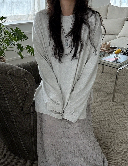 베이직 루즈 롱 슬리브