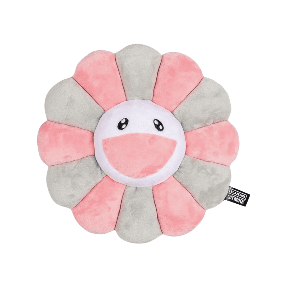 카이카이키키 x 블랙핑크 플라워 필로우 30cm 핑크 그레이