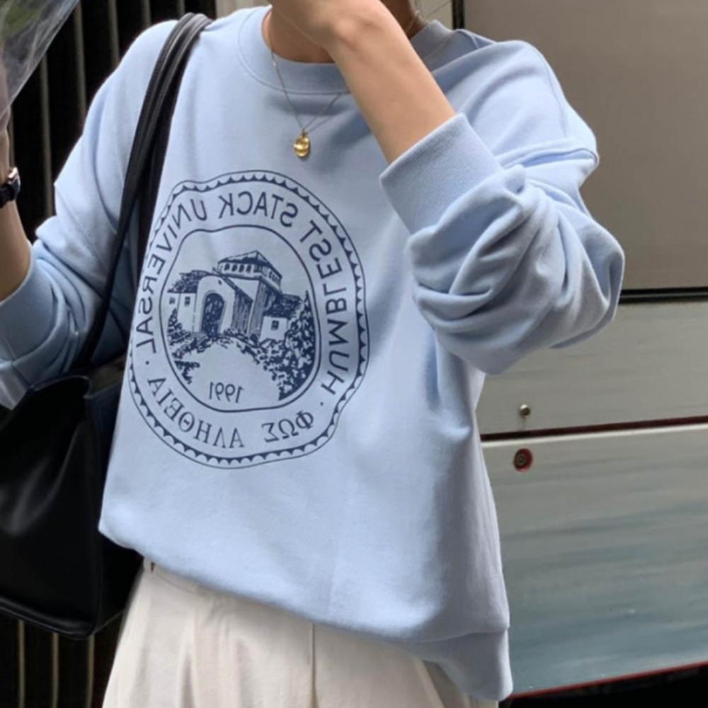 아잉 테이크 맨투맨 areing 4col : 엔아이슬리 NICELY