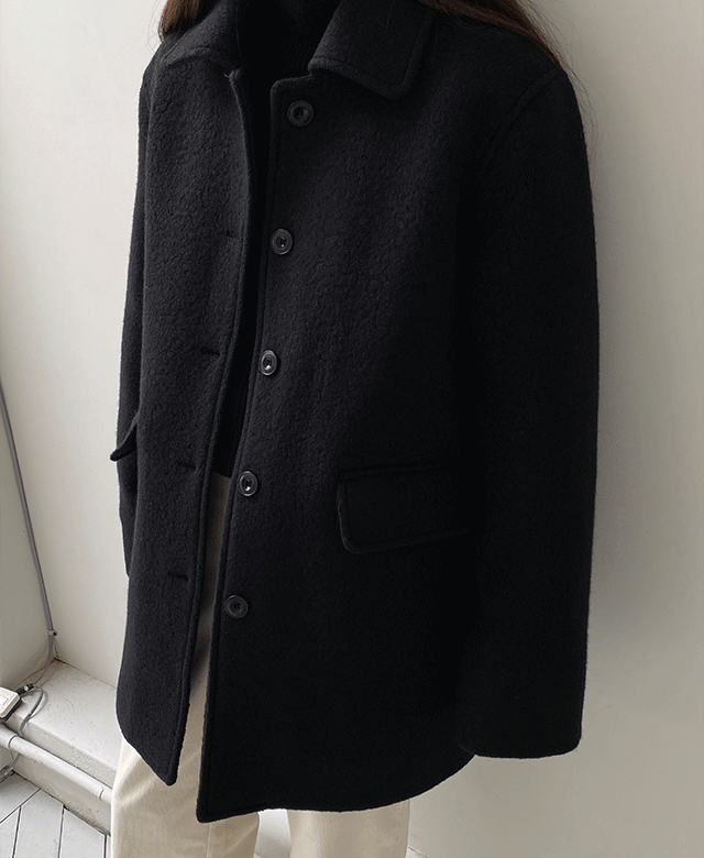 (*2온스) 테디 부클 하프 코트 (2color) (*재입고 진행 중/ 생산지연되어 5일 이상 소요될 수 있습니다)