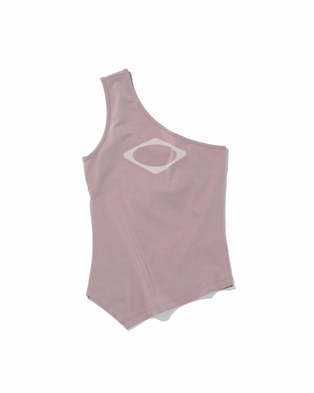 RHOMBUS ONE SHOULDER SLEEVELESS_PALE VIOLET