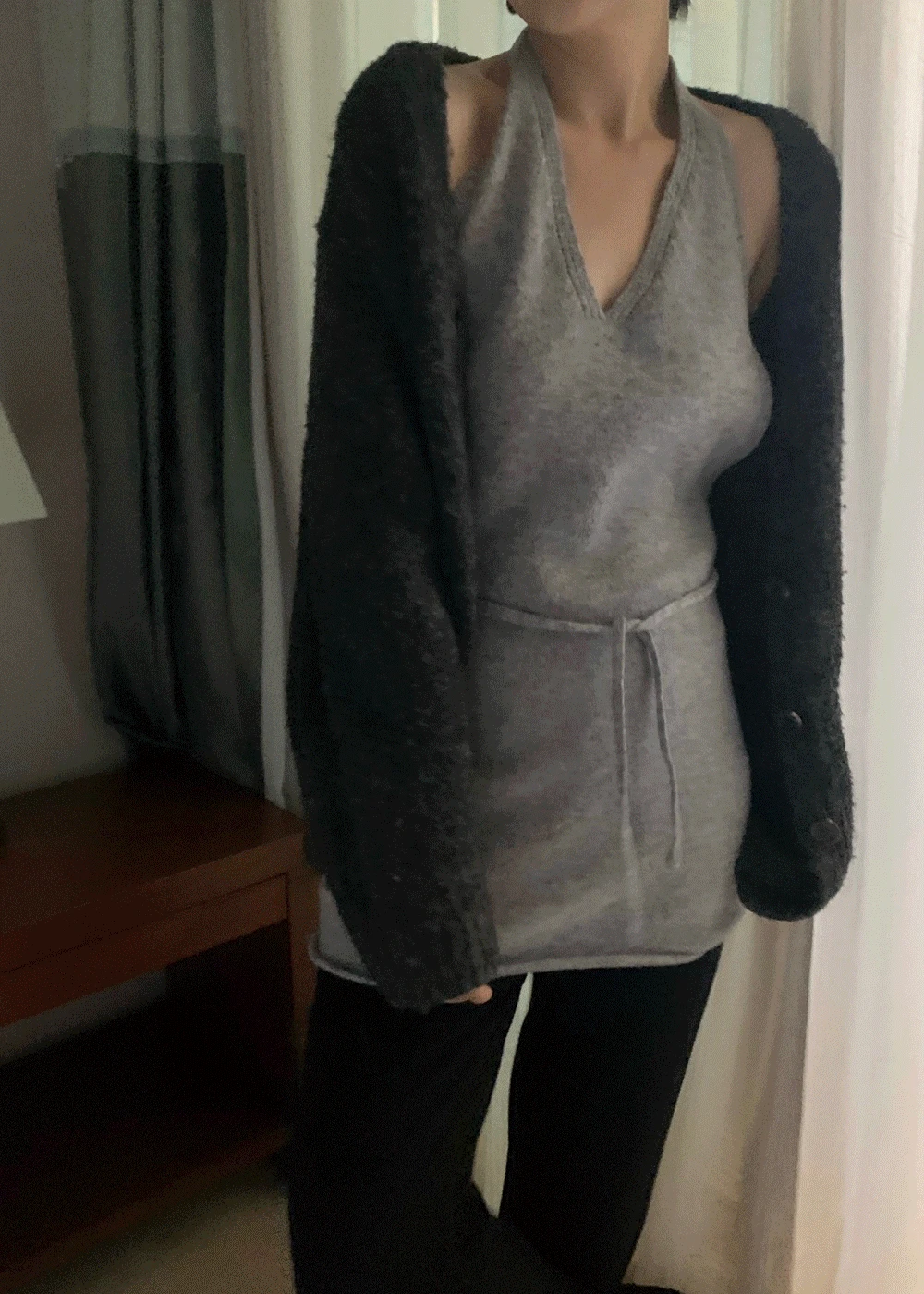 Settle halter knit OPS /주문폭주/