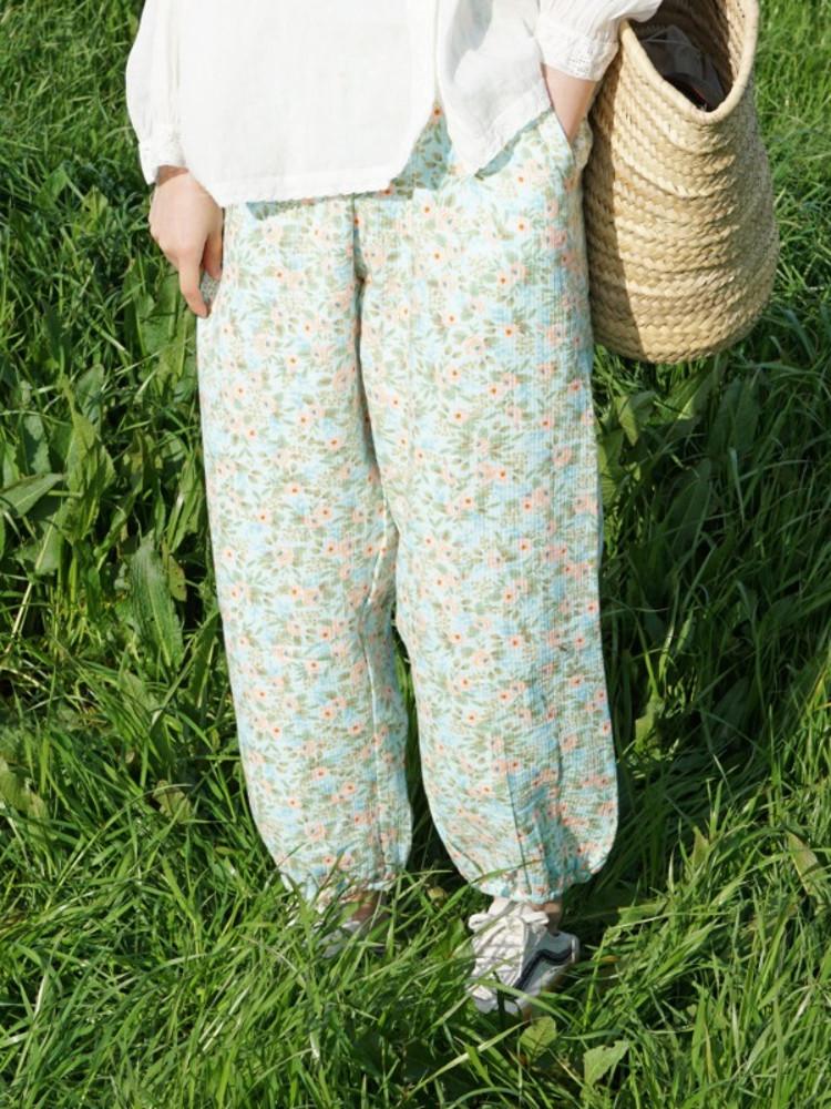 도민 제주 실내 이지 원마일 홈웨어 몸빼 고쟁이 바지