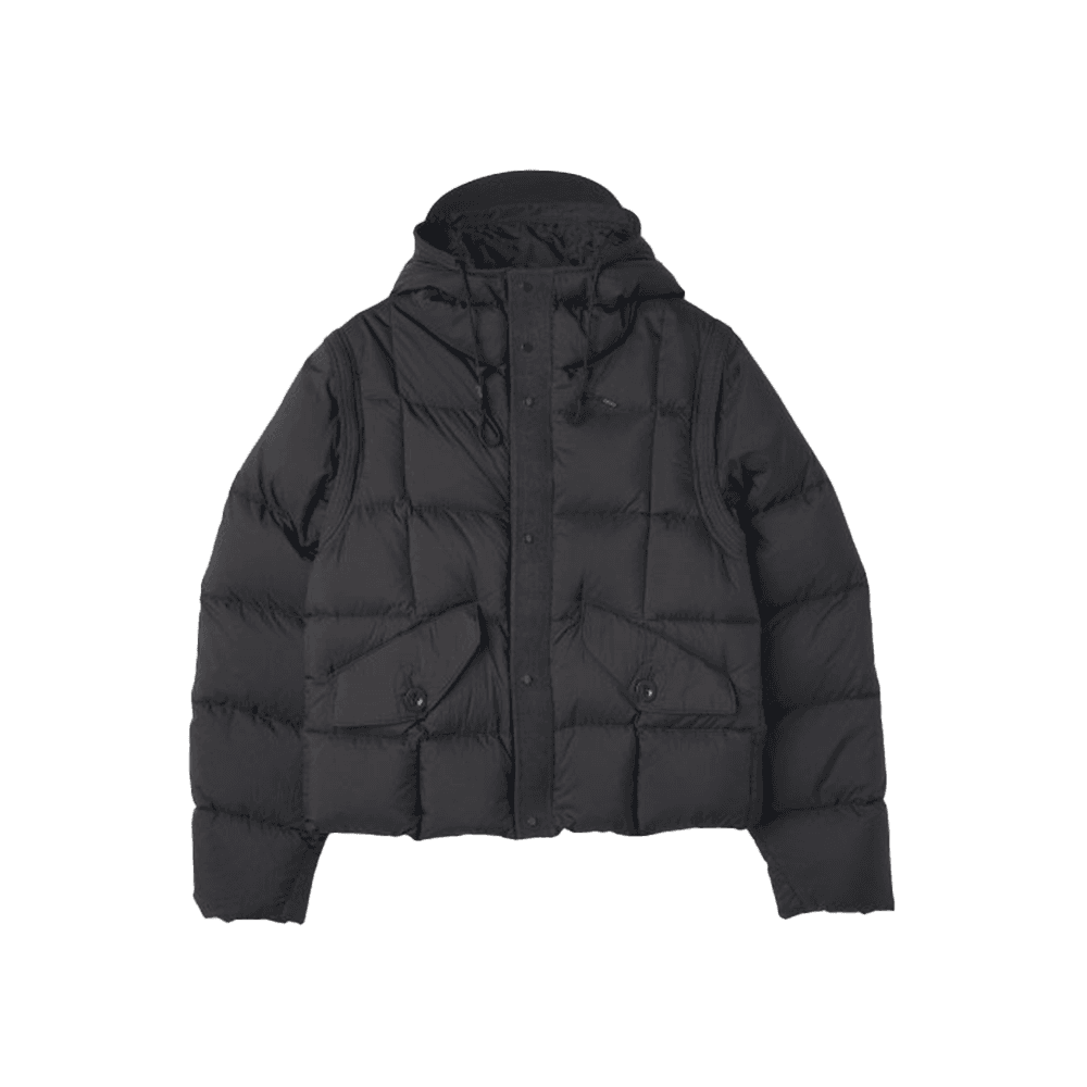 텐씨 허리케인 콤보 다운 아노락 블랙