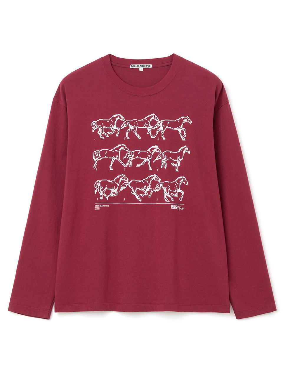 2026 Memorable Horse Long Sleeve [Burgundy]