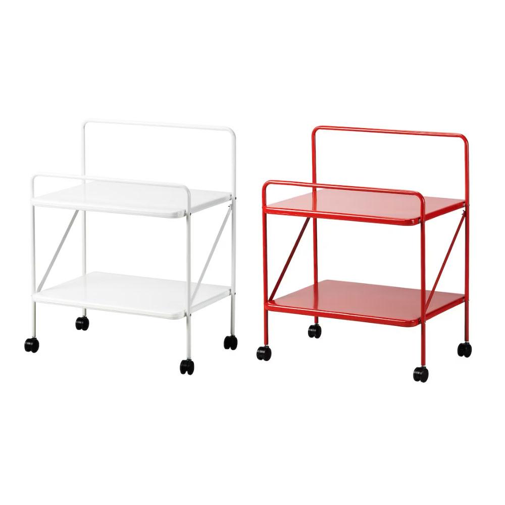 이케아 JARLASA 옐로사 이동식 보조테이블 거실테이블 협탁 65x45cm