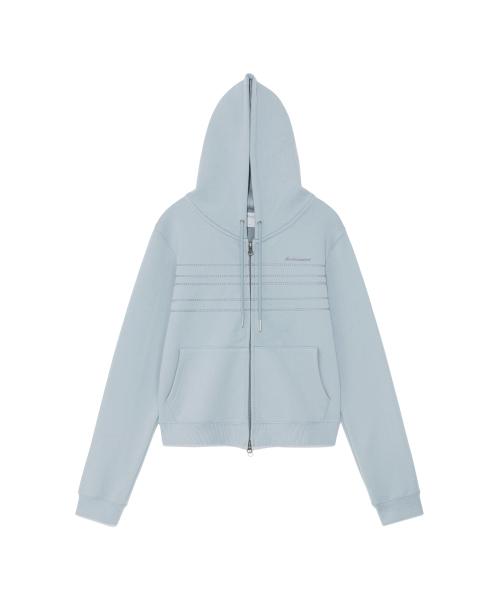 TCM note hooded zip-up (mint)