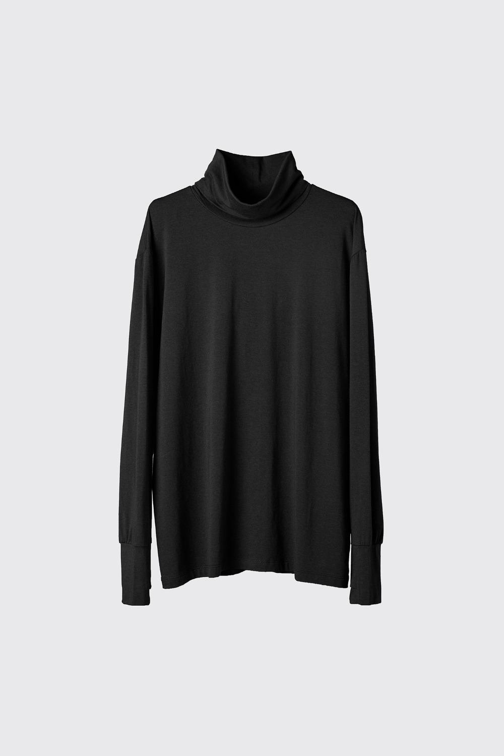 Boxer Turtleneck Tee Black