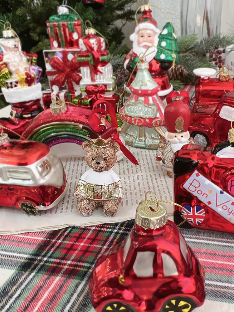 빈티지토이 오너먼트 크리스마스 트리 장식 곰돌이