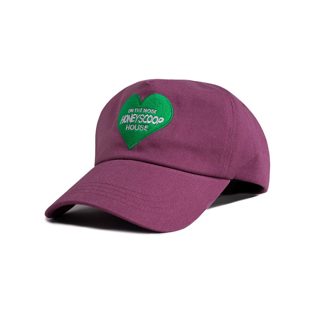 HEART LOGO 5-PANEL CAP PURPLE