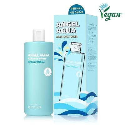 비욘드 엔젤아쿠아 수분 진정 토너 500ml (비건)