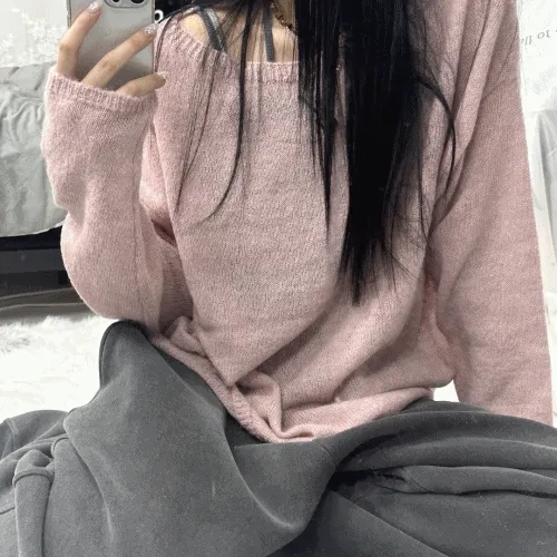 베이직 루즈 니트 (5color)