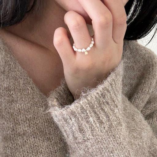 무배 생일/선물🤍탄생석 담수진주반지🤍