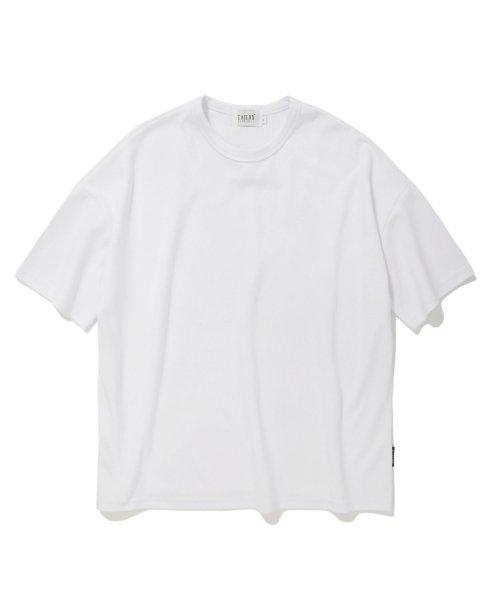 테일러 오버핏 베이직 티셔츠 (화이트)