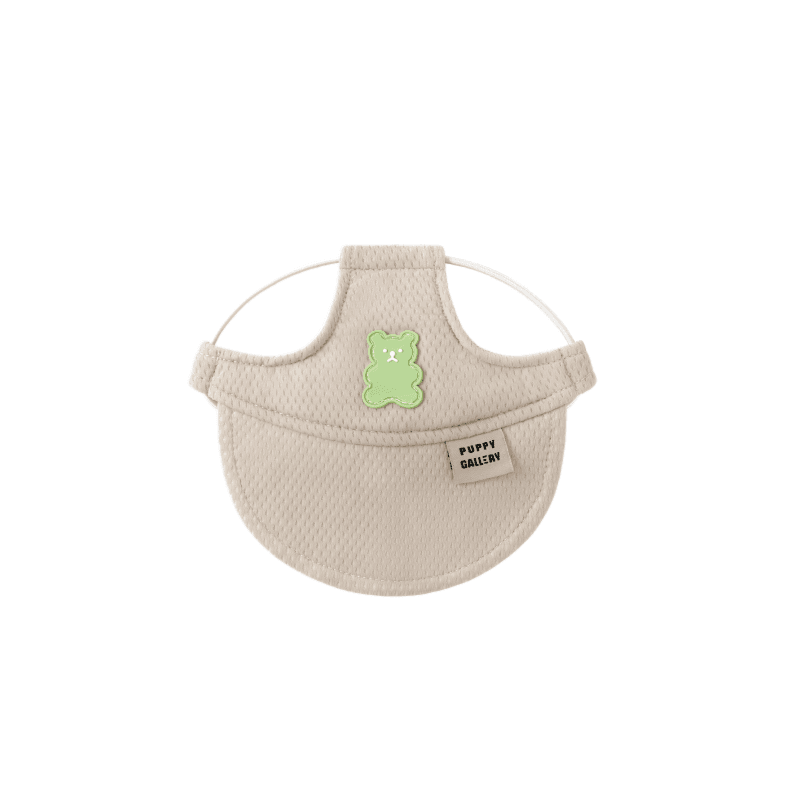퍼피갤러리 젤리베어 썬캡 베이지