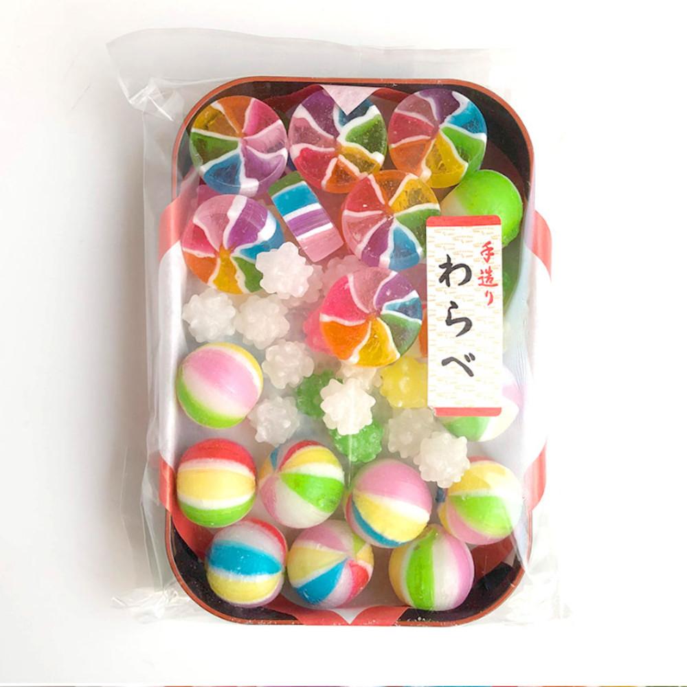 [ ﻿﻿﻿후지야 ]﻿﻿ ﻿와라베 수제 사탕 카자구루마 110g / 일본 사탕