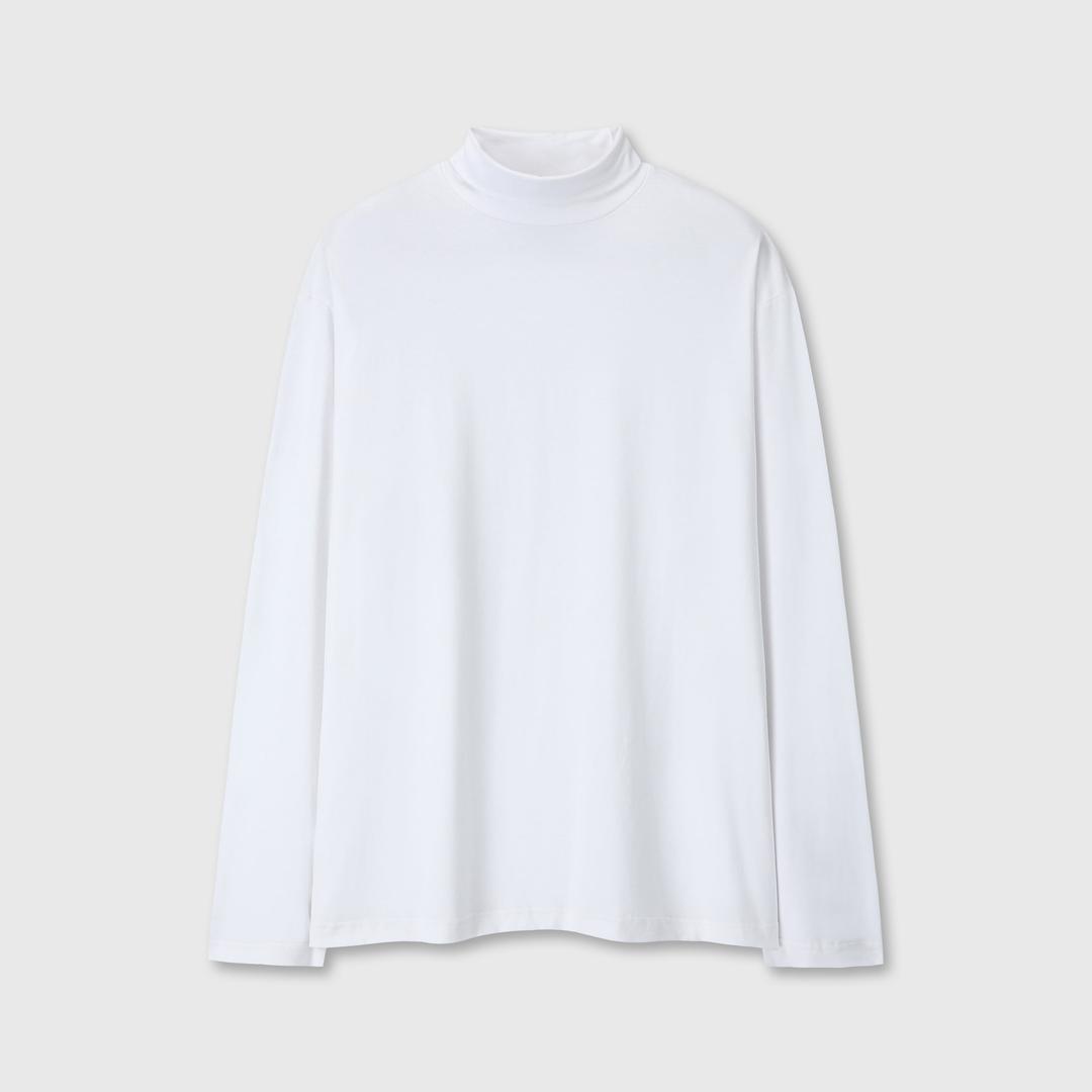 [DIVEIN]  UNIFORM TURTLE NECK (WHITE)