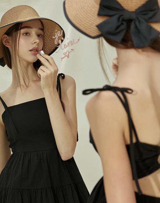 비키니밴더 비에타 백포인트 미니 여름원피스 [휴양지룩]