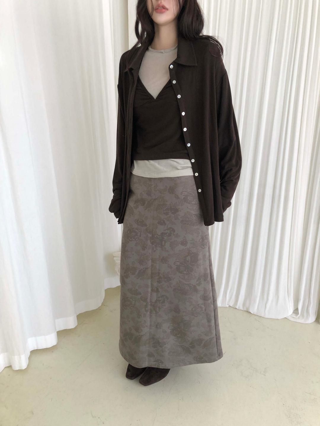 MARON LONG SKIRT (2COLOR)