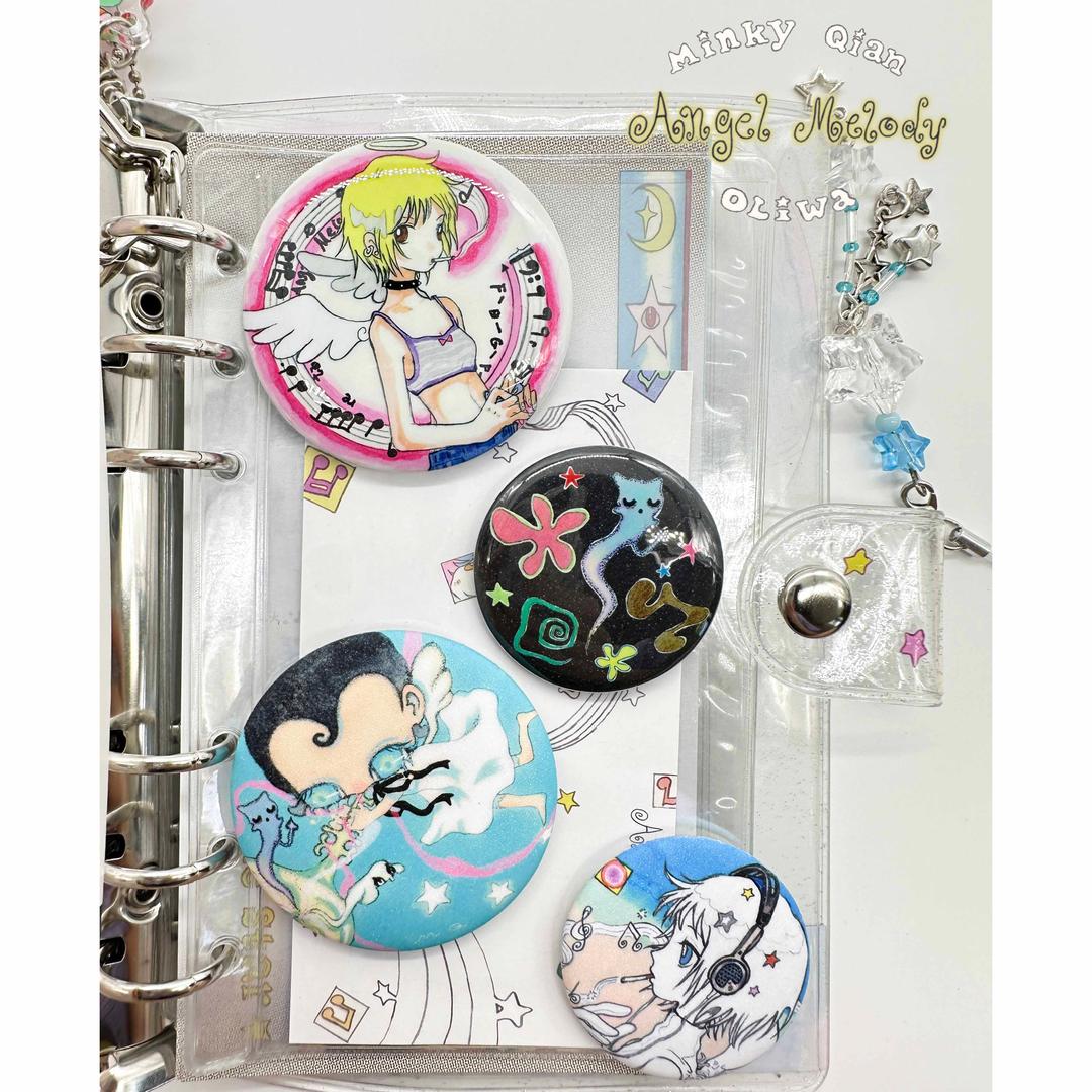 Angel Melody Pins (4 in set)