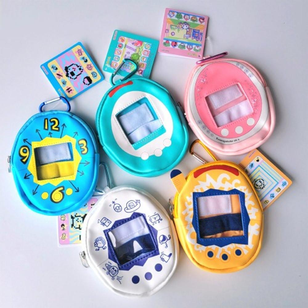 다마고치 카라비너 인형 파우치 가방 고리