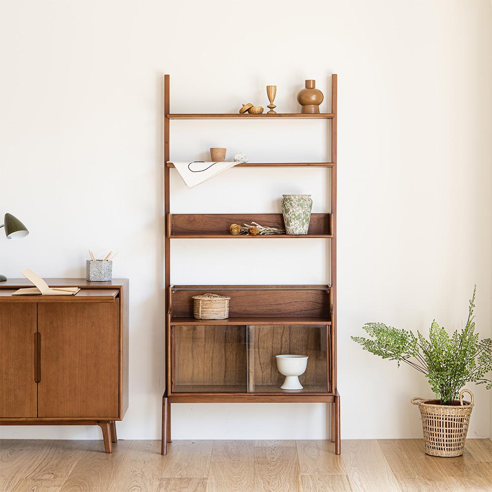 노바레트로 멀티 유리 장식장