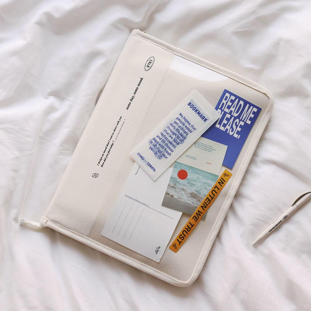 Signature Ipad pouch (12.9) / 노트북 겸용 파우치(13형)