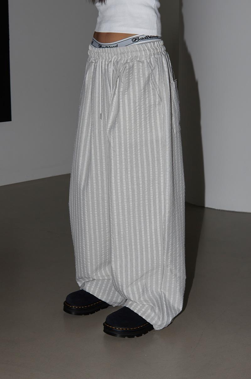 LUKA STRIPE LINEN SUMMER PANTS