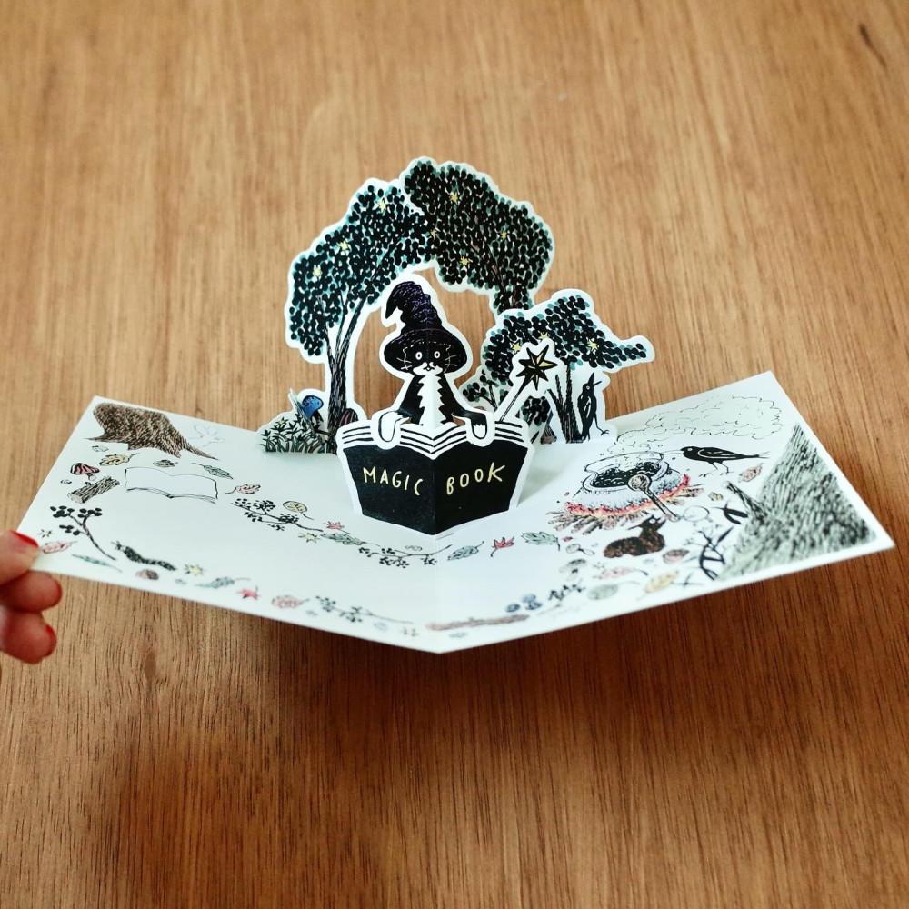 [팝업카드] Mo pop card - magic book