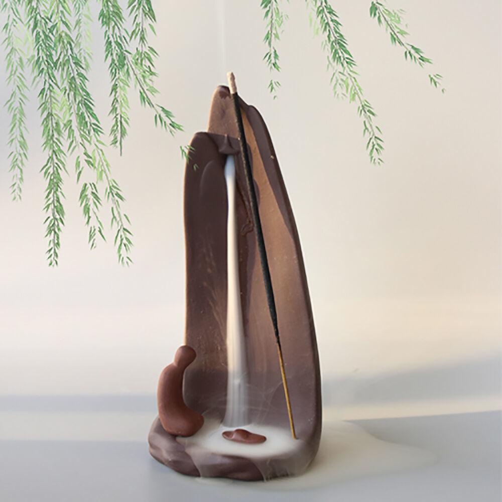 백플로우 인센스 스틱홀더 [도자기 초 트레이 버너 향 멍 받침대 꽂이 통 역류향홀더]