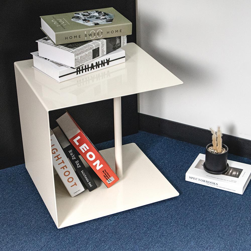 플레이트 스틸 사이드 보조 선반 협탁 카페 탁자 협탁 침대 철제 간이 소파 테이블