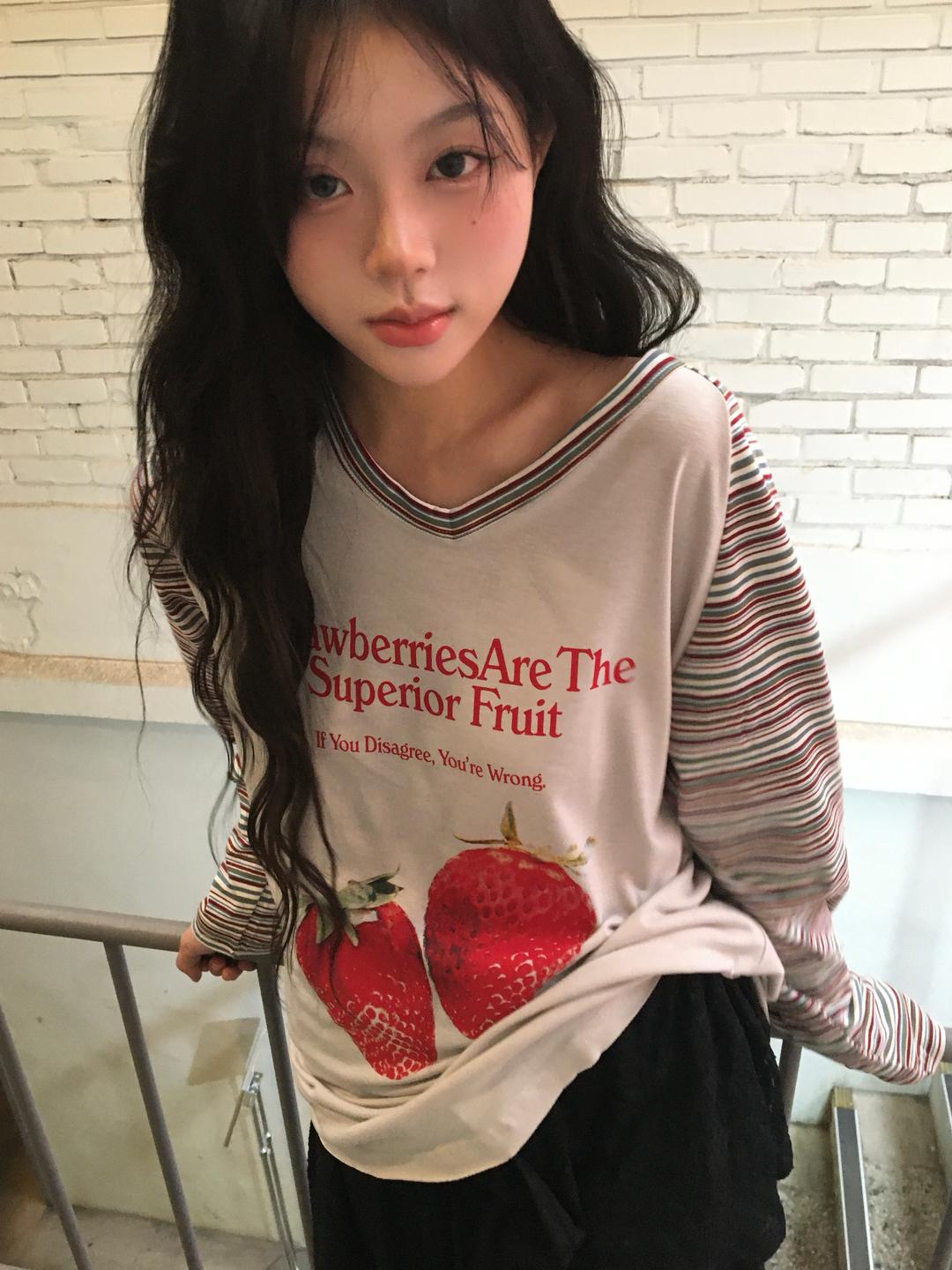 Sweet Fruits Stripe T
