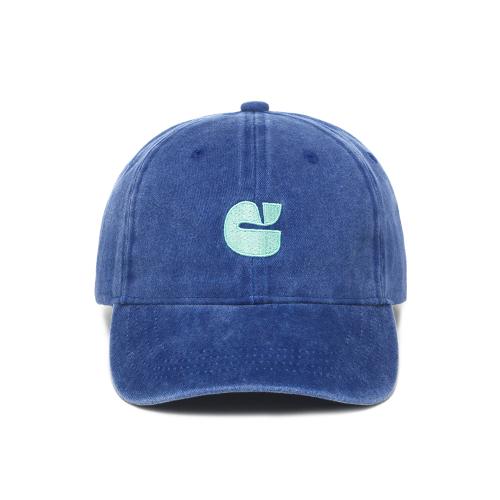 뉴 로고 워시드 캡 BLUE_J74104010
