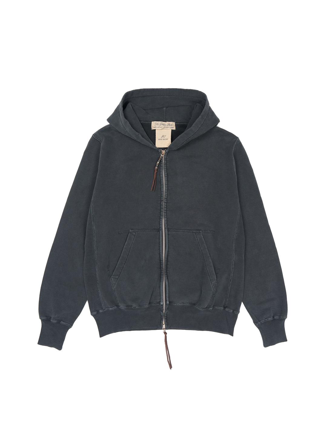 SP Finish Zipped Hoodie Black