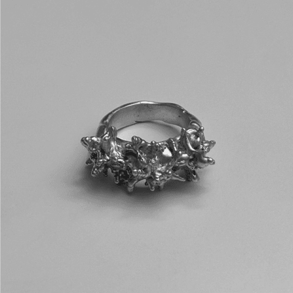 DISTORTED 3 STARS RING