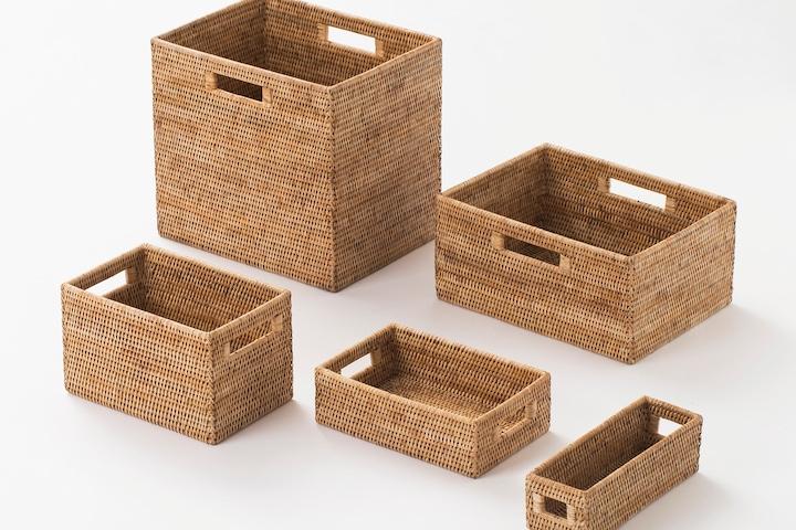 발리 라탄 바스켓(4size)